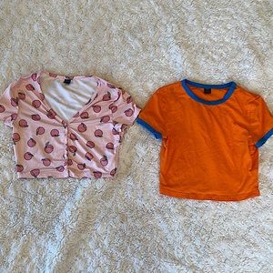 2 cute crop tops🌟